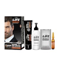 Life For men Tinte para cabello Kit 04 Castaño